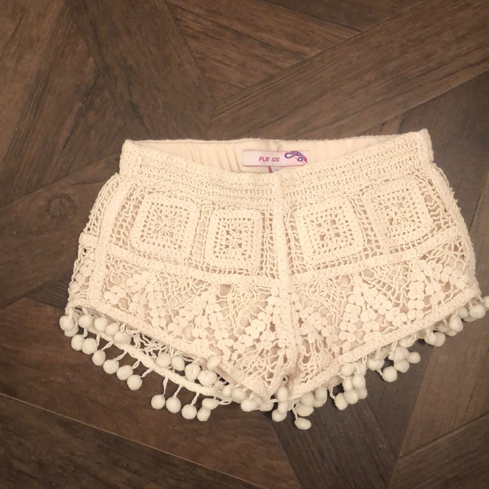 Girls crocheted shorts
